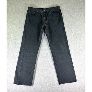 Architect Mens Jeans Black Tag Size 38x32 (36x30) Straight Denim